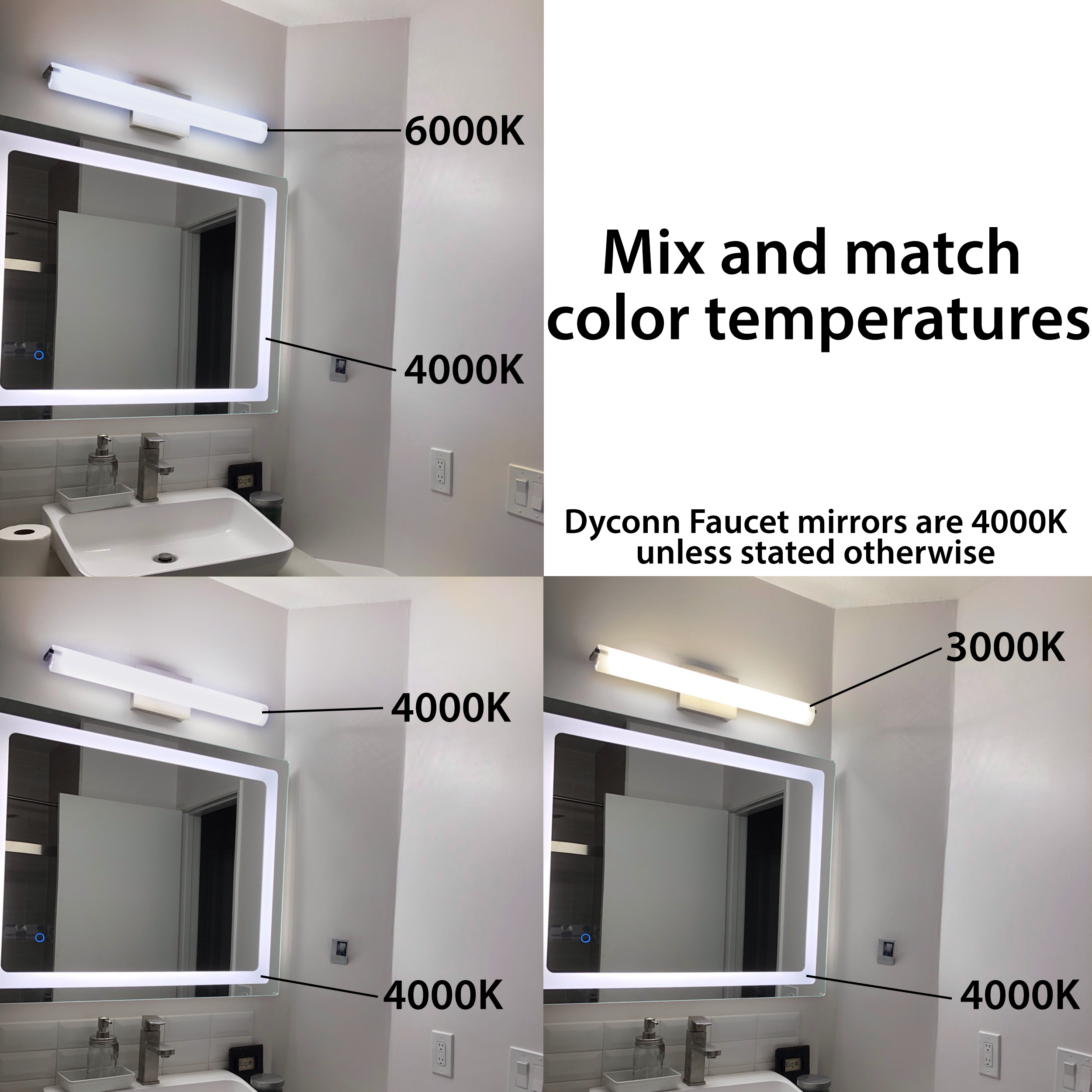 Dyconn faucet royal bathroom mirror